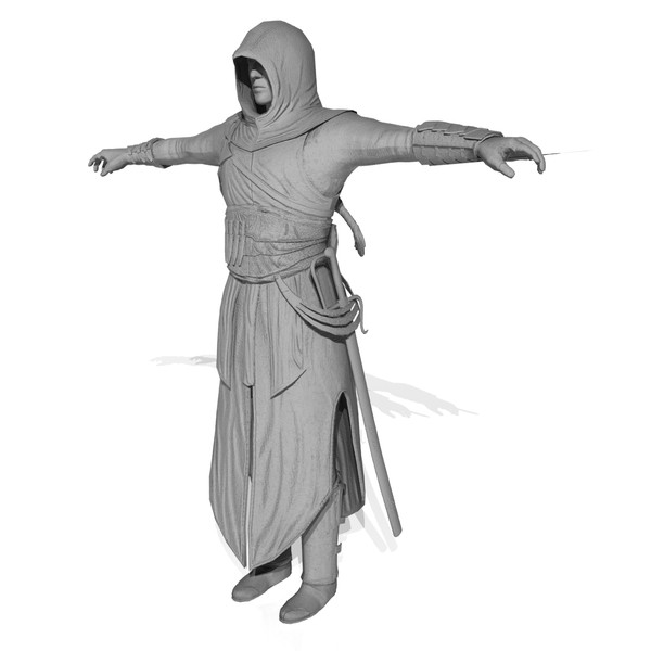 character altair 3d 3ds - Altair by zedd722